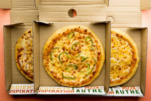 Onion Pizza+sweet Corn Pizza+capsicum Pizza+garlic Bread+soft Drink