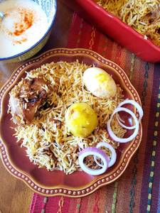 Kolkata Style Chicken Biryani