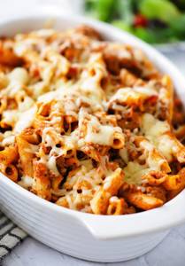 Cheese Mix Sauce Pasta - Baked Kk3