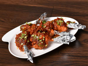 Chicken Lollipop Dry [5PCS]  [can not provied chutney and onion.]   