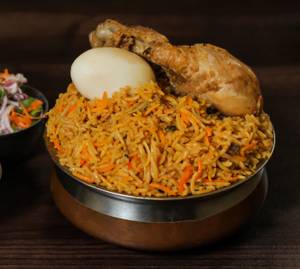Chicken Biryani with Chicken Gravy