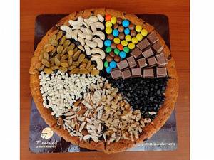 Cookie Dough Chocolate Pizza Per Slice