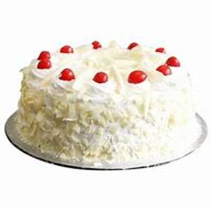 White Forest Cake [ Eggless ]
