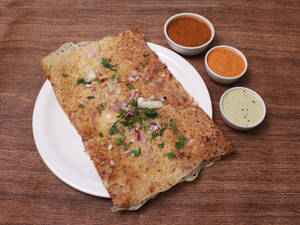 Onion Rava Plain Dosa 