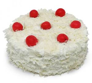 White Forest Eggless Cake (500 gms)