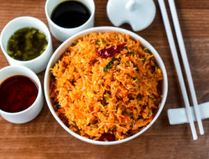Schezwan Veg.Fried Rice