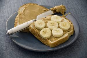 Peanut  Butter & Banana Sandwich