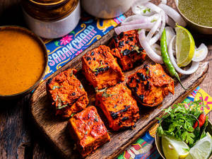 Paneer Achari Tikka