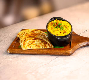 Creamed Corn With Paratha