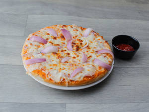 9" Medium Onion Single Veg Pizza