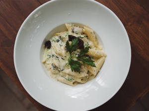 Penne In Creamy Parmesan Sauce