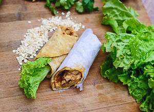 Oats Chicken Wrap