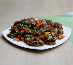 Mushroom Pepper Fry