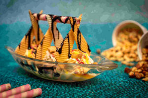 One shot three Birds Triple Sundae