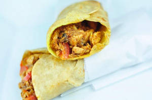 Paneer Bhurji Roll