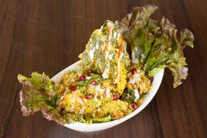 Crunchy Spinach Chaat