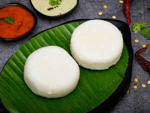 Ghee Mallige Idly (2 Pcs)