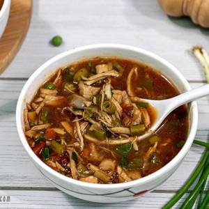 Chicken Hot And Sour Soup   