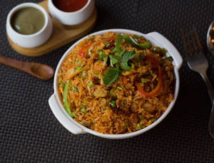 Schezwan Chicken Fried Rice