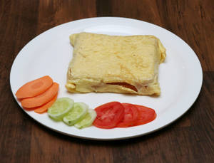 Bread omelet
