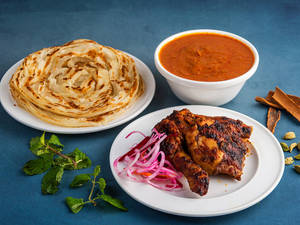 Grill Chicken With 2 Indian Bread Combo