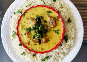 Punjabi Pakoda Kadi Chawal