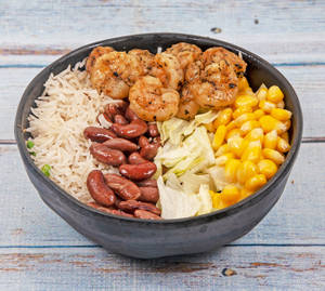 Buttery Prawns Bowl                                                       