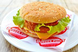 Veg Chilli Lava Burger