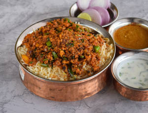 Mutton Keema Biryani