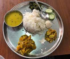 Sabji With Dal Rice