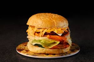 Mayonnaise Maharaj Jain Cheese Burger