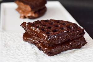 Dark Chocolate Overload Waffle
