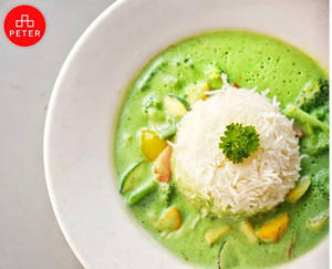 Veg Green Thai Curry Rice