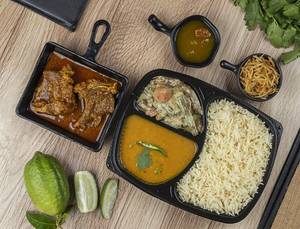 Mutton Kosha Office Parar Thali (2 Pcs)