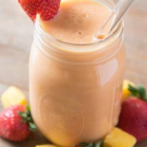 Mango Strawberry Thickshake
