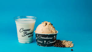 Milk And Nuts Ice Cream