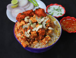 Kaju Paneer Biryani