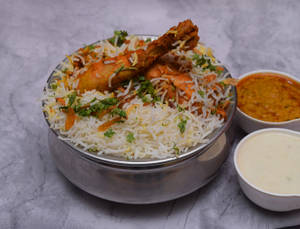 Chicken Dum Biryani Full With Water 500ml