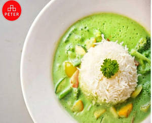 Non Veg Green Thai Curry Rice