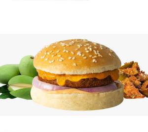 Achari Cheese Burger