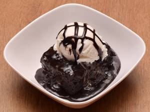 Brownie With Hot Chocolate