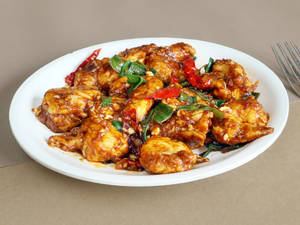 Chilli Oyster Prawns