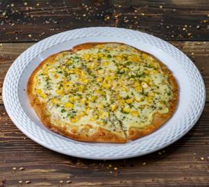 Tomato And Corn Pizza