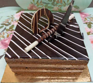 Open Chocolate Cake