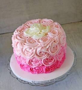 Floral Cake Any Flavor (500gm)