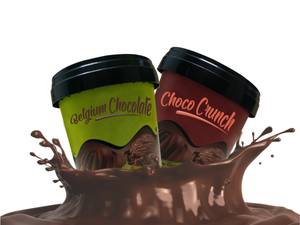Belgian Chocolate(500ml) + Choco Crunch(500ml) 