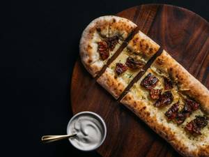 Stuffed Garlic Bread with Sun-dried Tomatoes