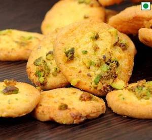 Kesar Pista Cookies  (250 gms)