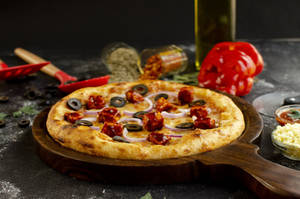 Barbeque Paneer Pizza