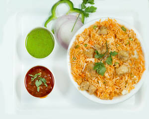 Schezwan Chicken Fried Rice